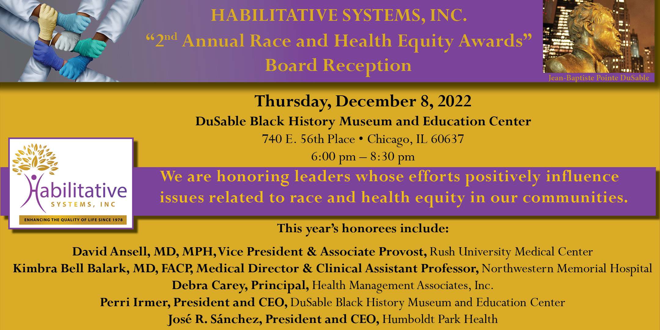 2nd Annual Racial and Healthcare Equity Awards 8 2022